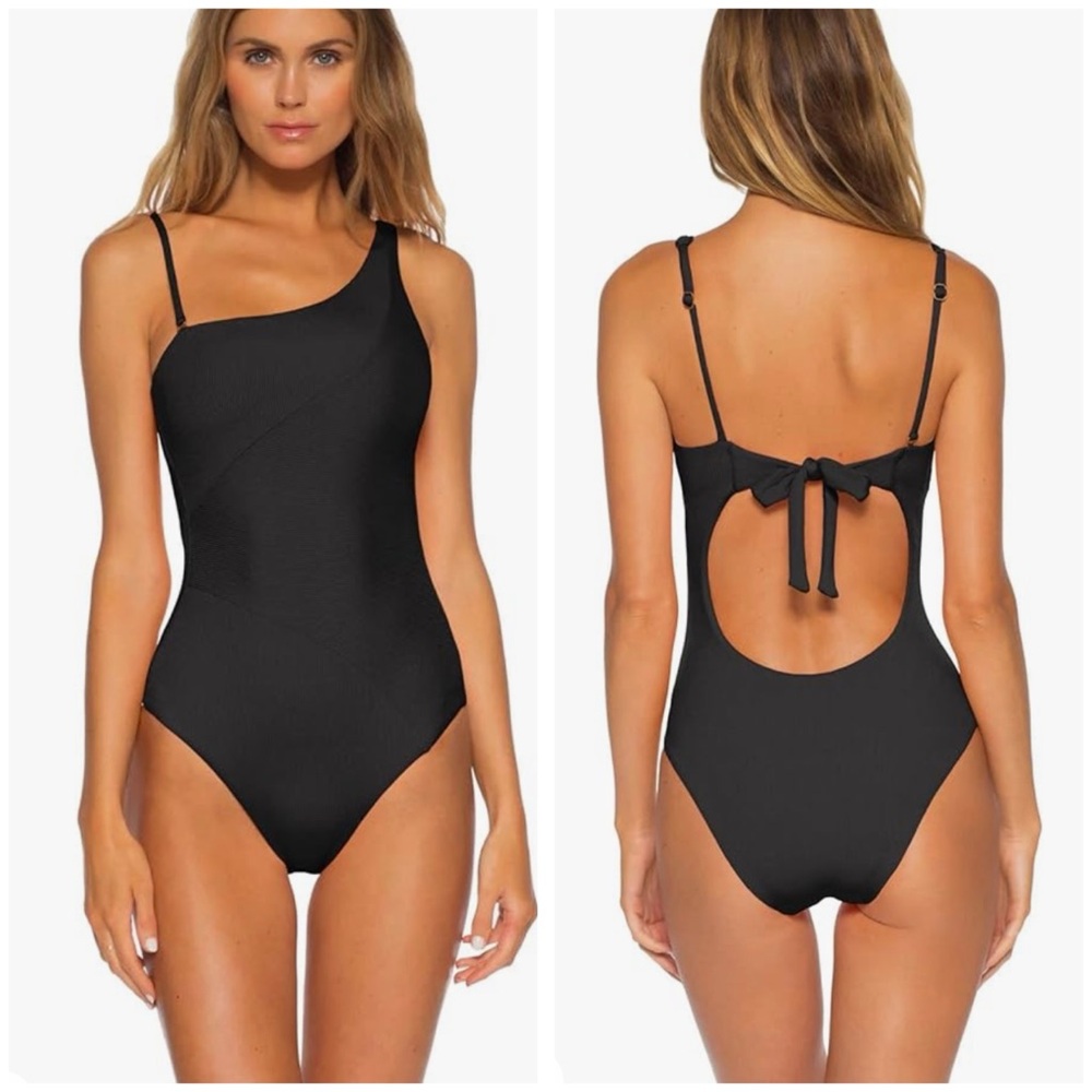 NWT Becca One-Piece Black Swimsuit